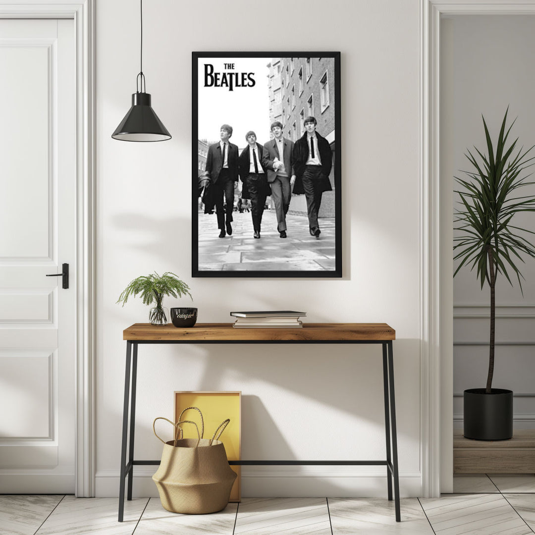 Background with Framed Poster