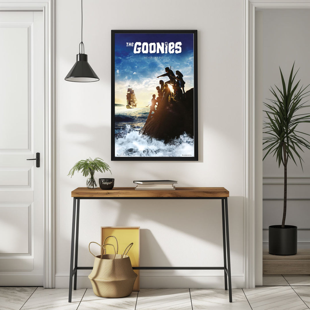 Background with Framed Poster
