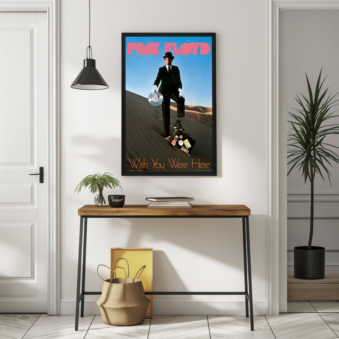 Background with Framed Poster