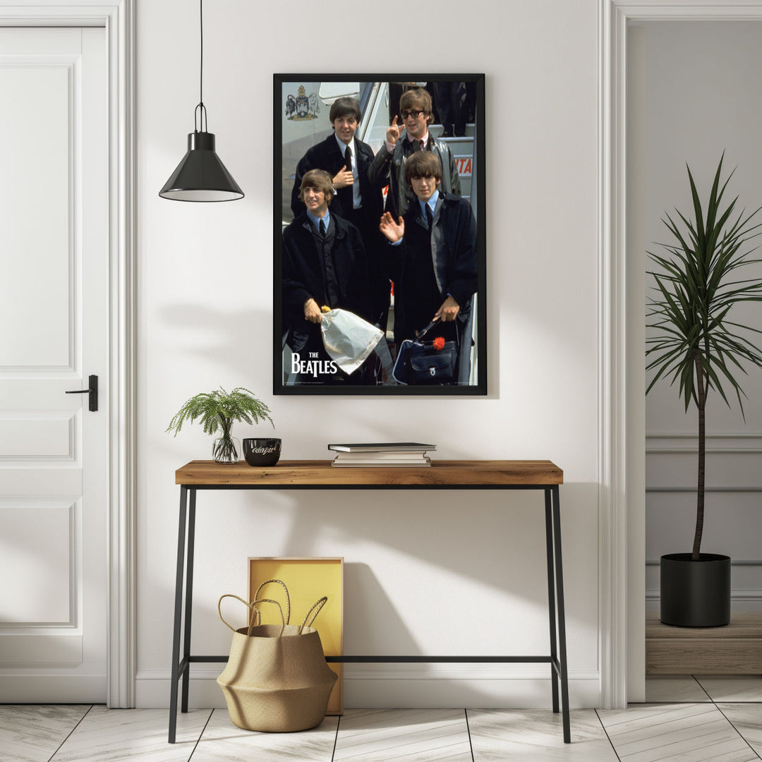 Background with Framed Poster