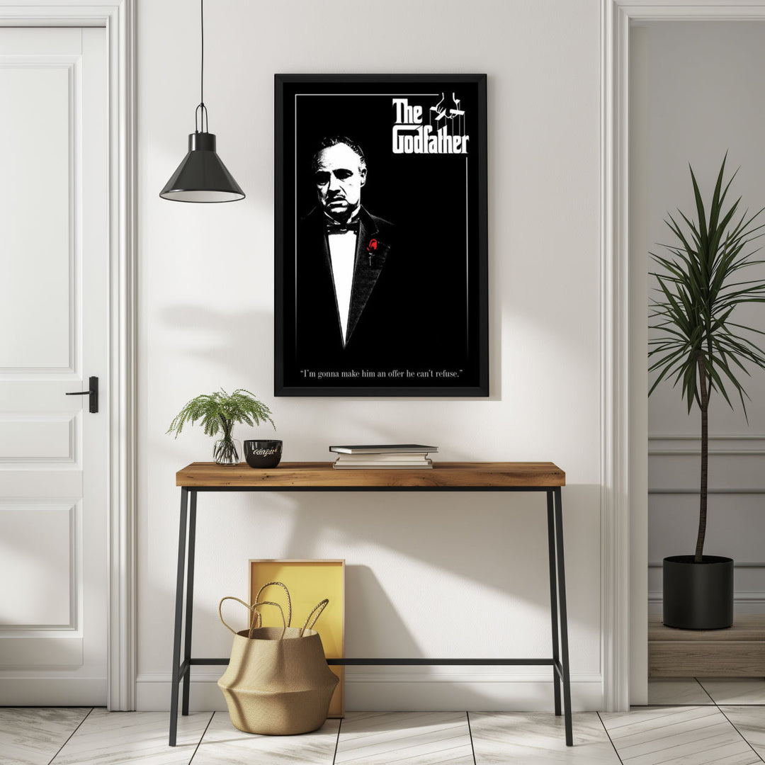 Background with Framed Poster