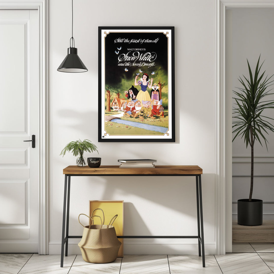 Background with Framed Poster