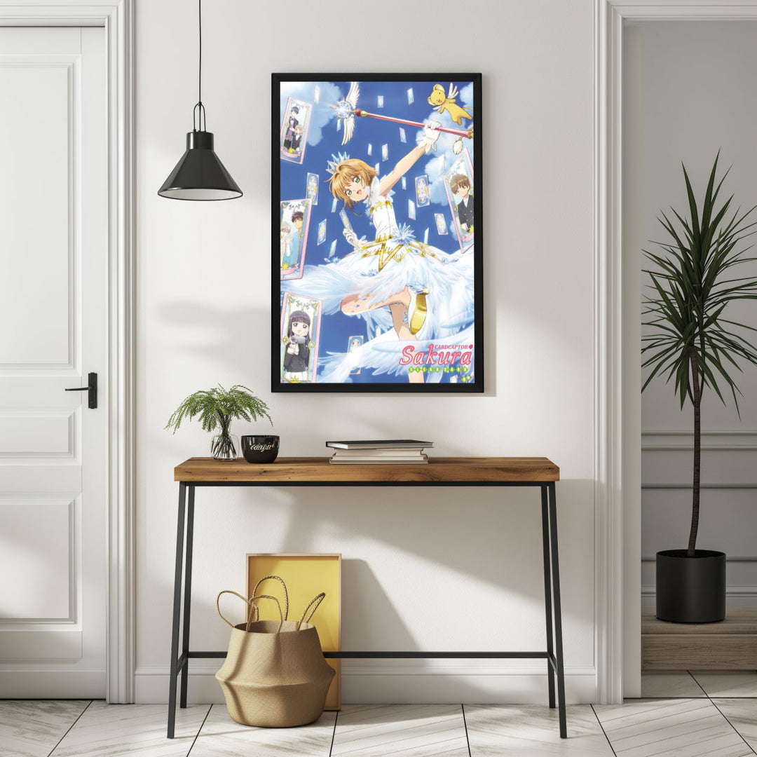 Background with Framed Poster