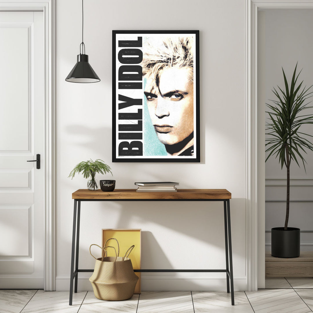 Background with Framed Poster