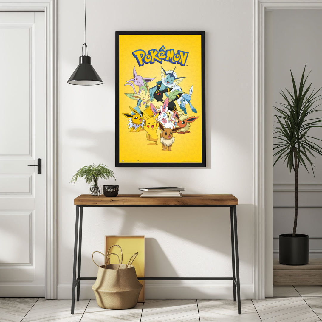 Background with Framed Poster