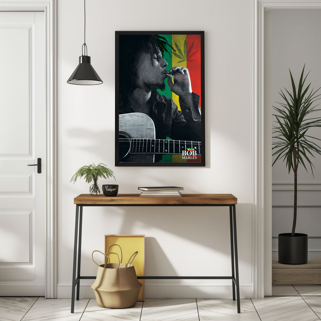 Background with Framed Poster