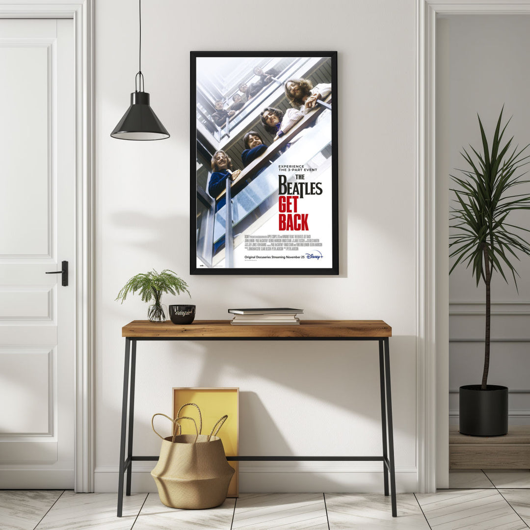 Background with Framed Poster