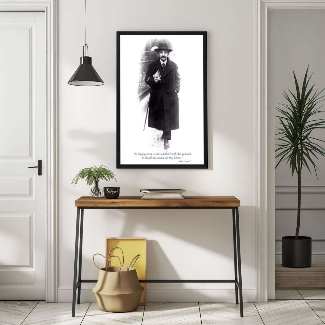 Background with Framed Poster