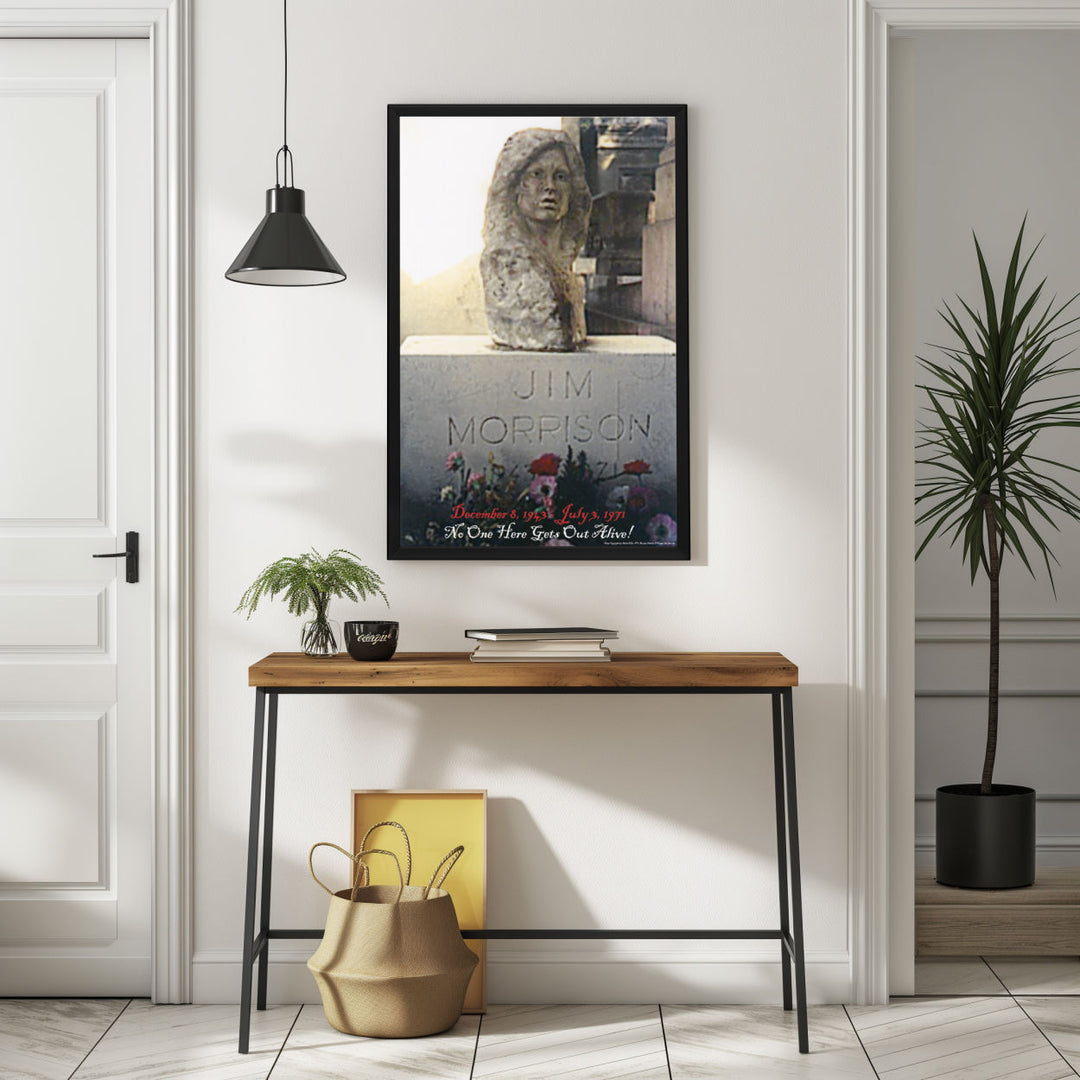 Background with Framed Poster