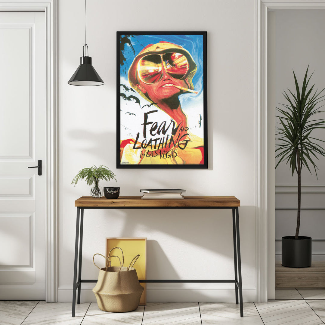 Background with Framed Poster