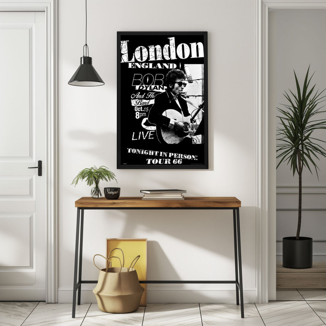 Background with Framed Poster