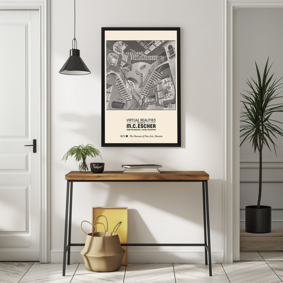 Background with Framed Poster