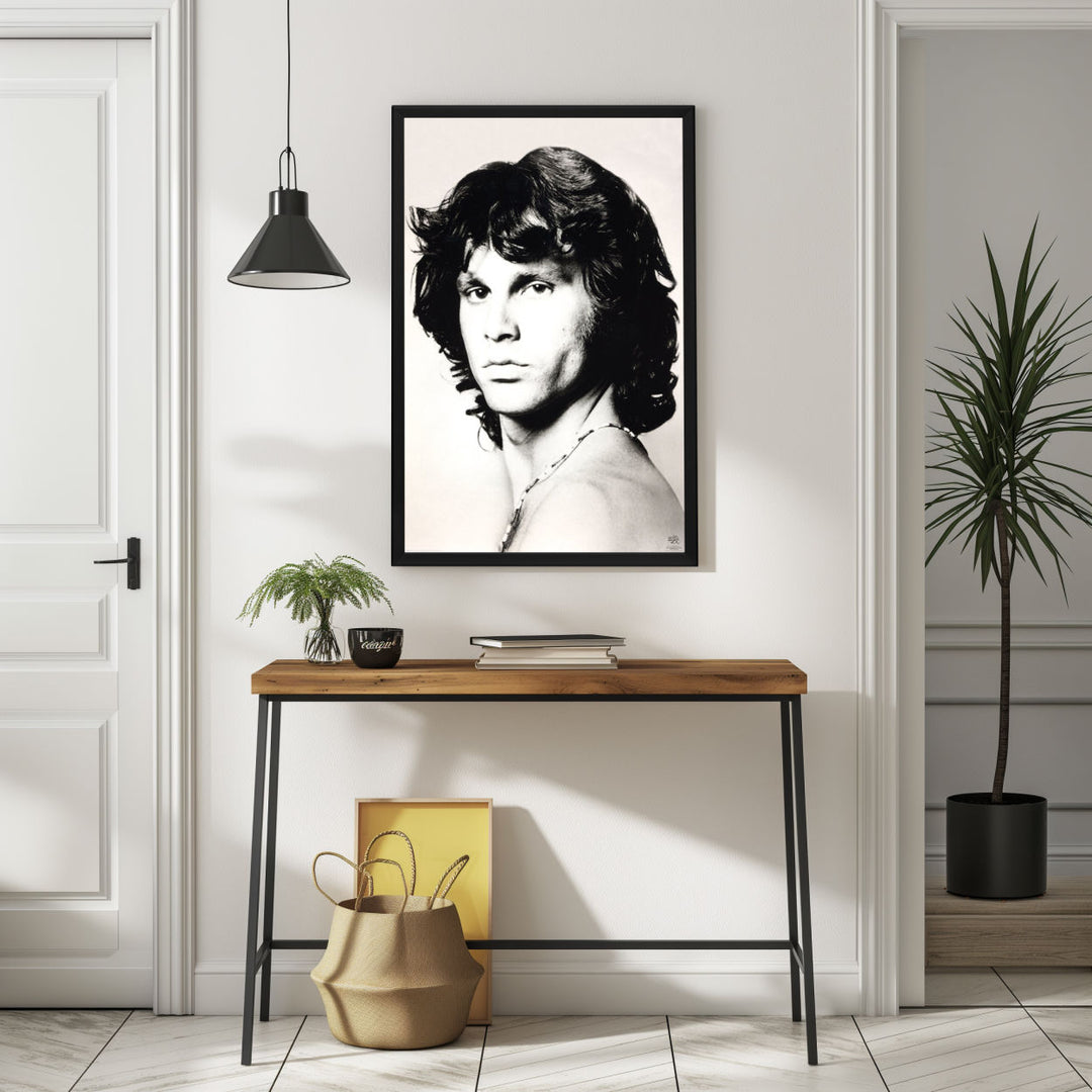 Background with Framed Poster