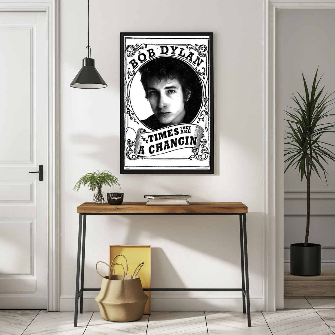 Background with Framed Poster