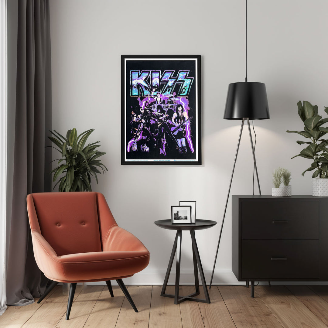 Background with Framed Poster