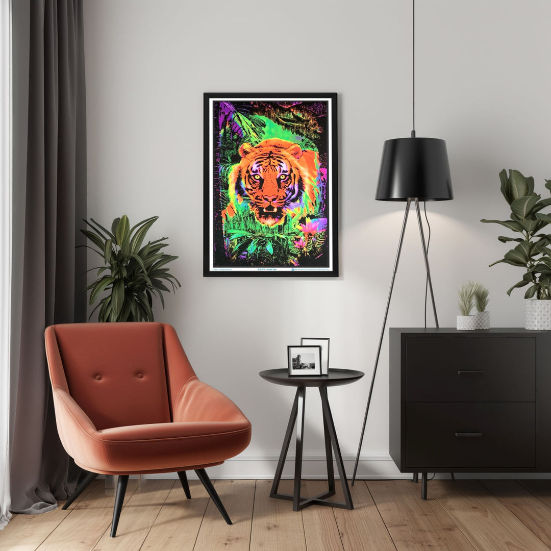 Background with Framed Poster