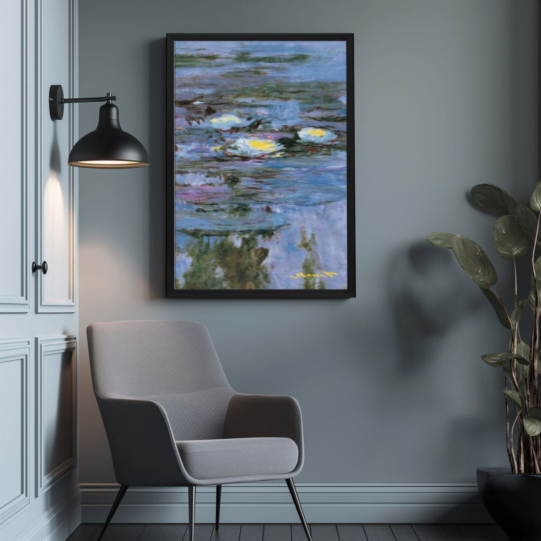 Background with Framed Poster