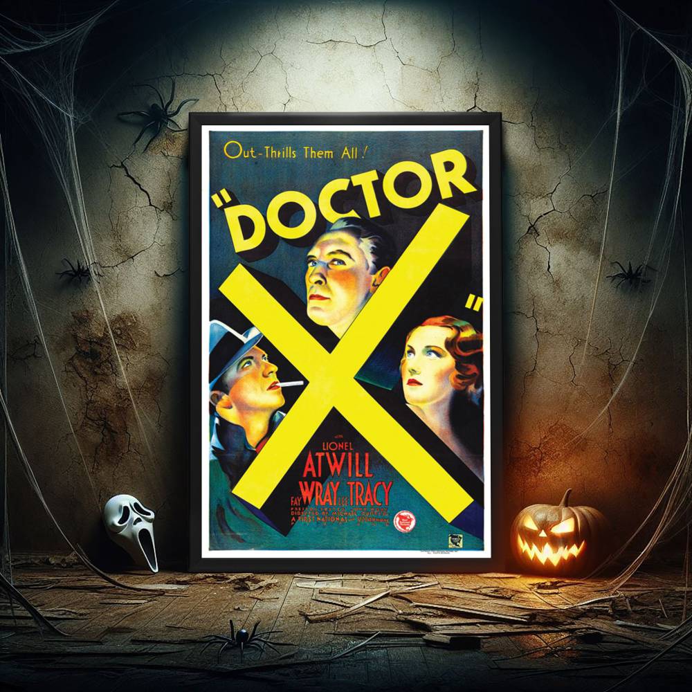 "Doctor X" (1932) Framed Movie Poster