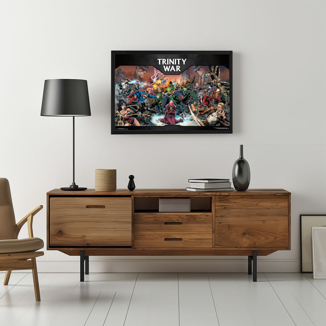 Background with Framed Poster