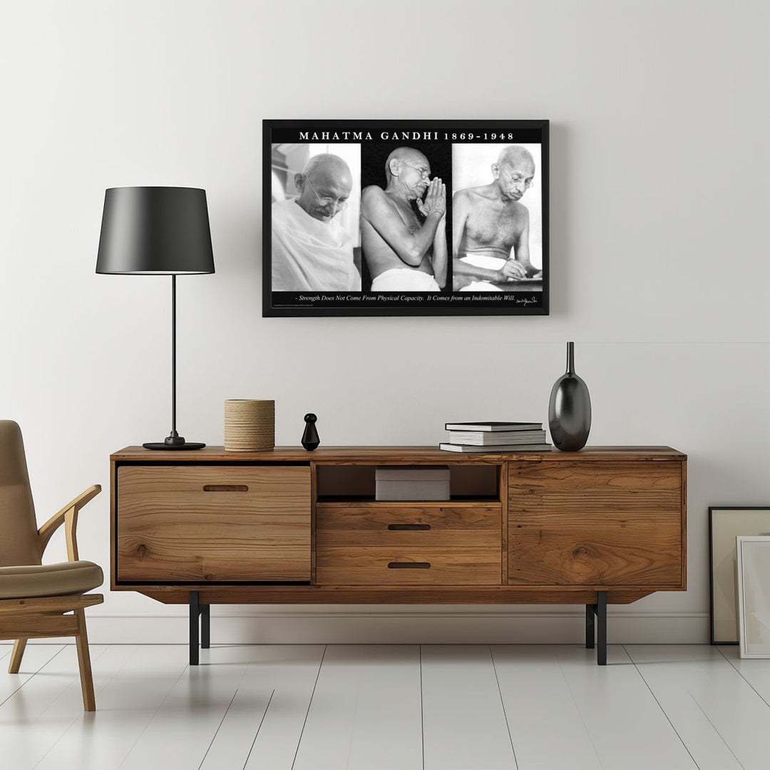 Background with Framed Poster