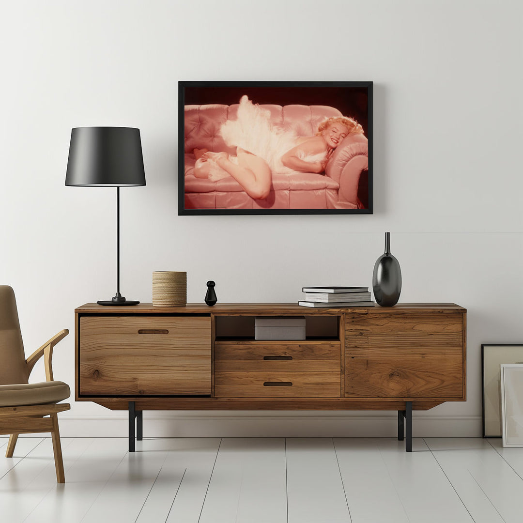 Background with Framed Poster