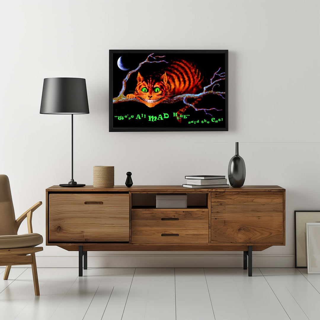 Background with Framed Poster