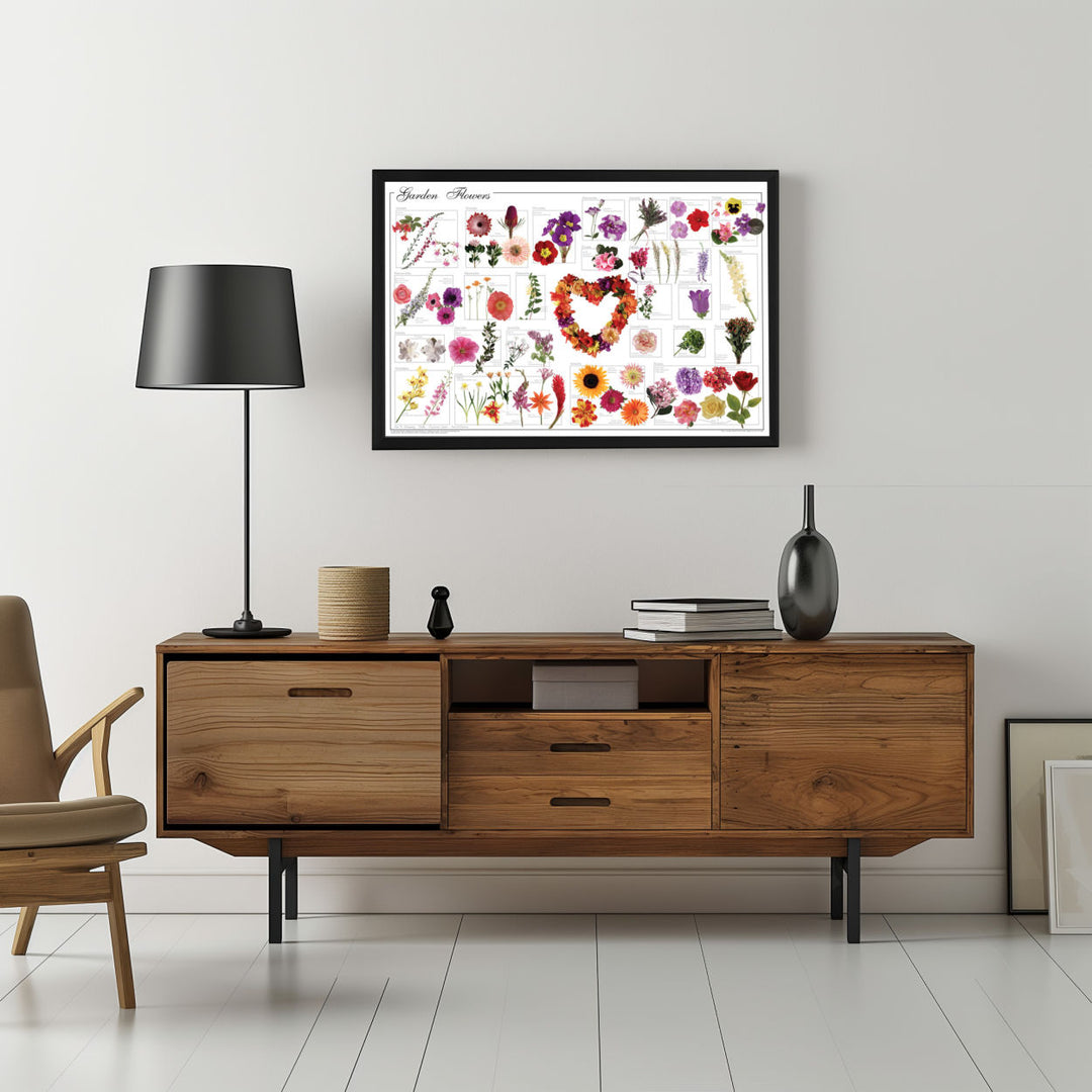 Background with Framed Poster