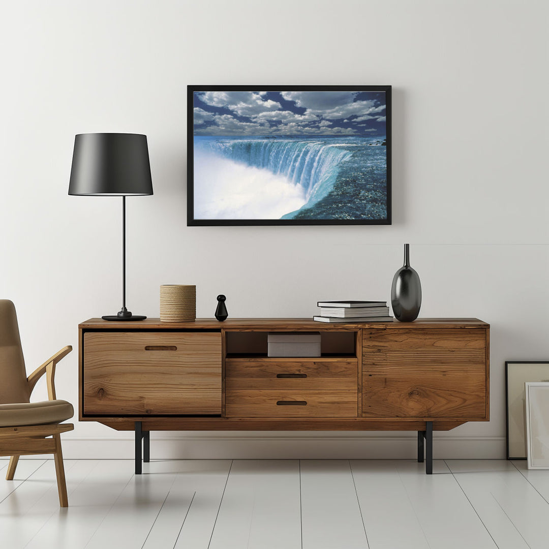 Background with Framed Poster