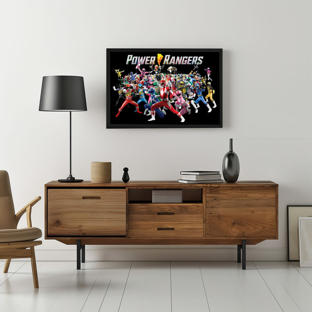 Background with Framed Poster