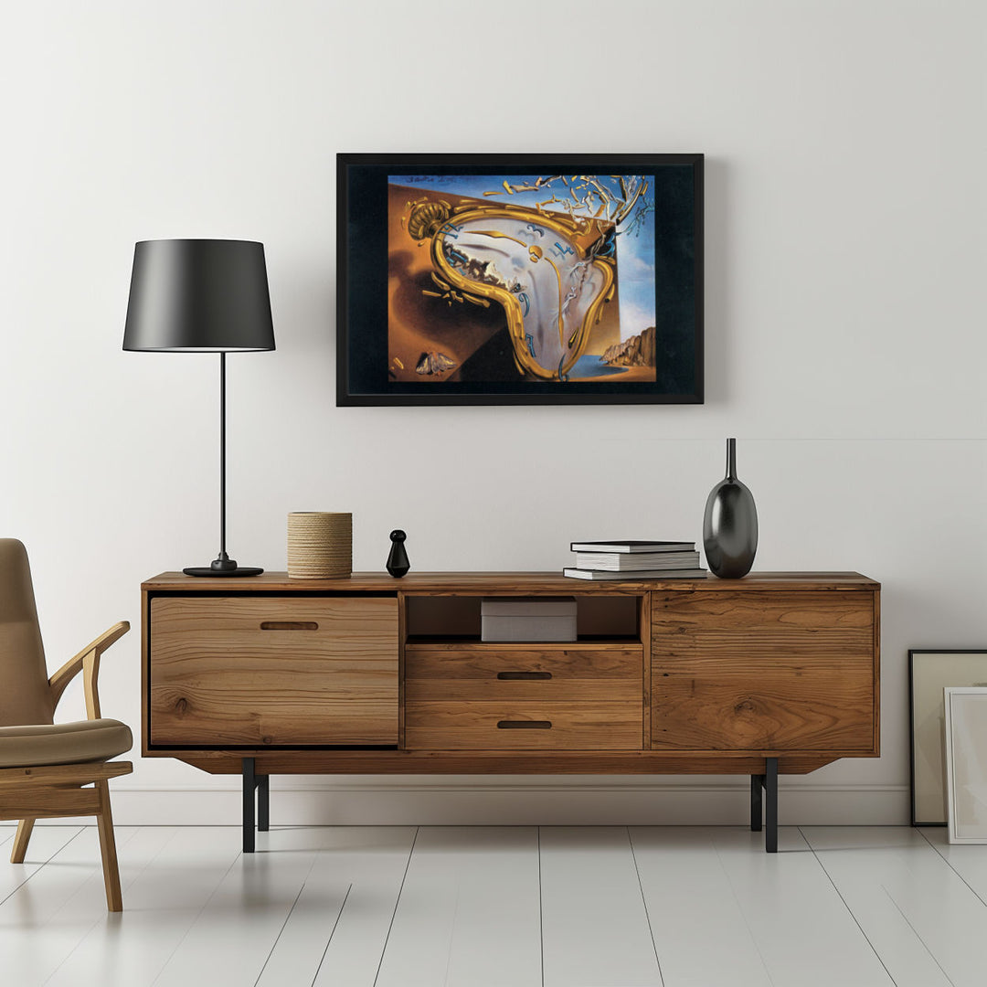 Background with Framed Poster
