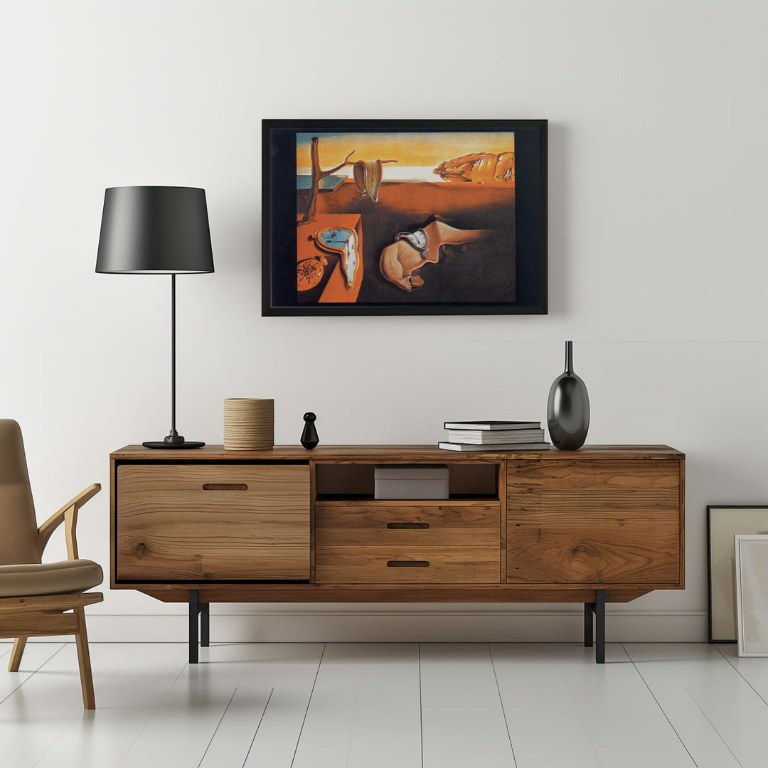 Background with Framed Poster