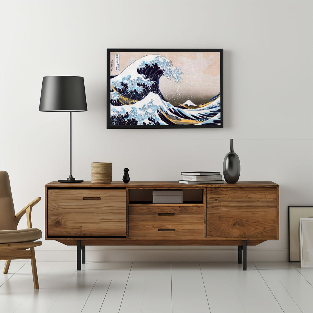 Background with Framed Poster