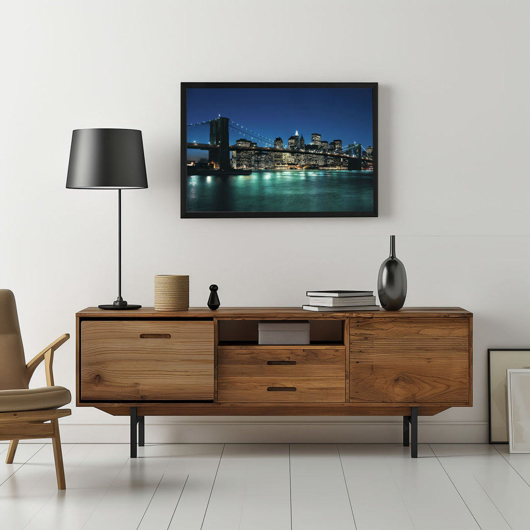 Background with Framed Poster