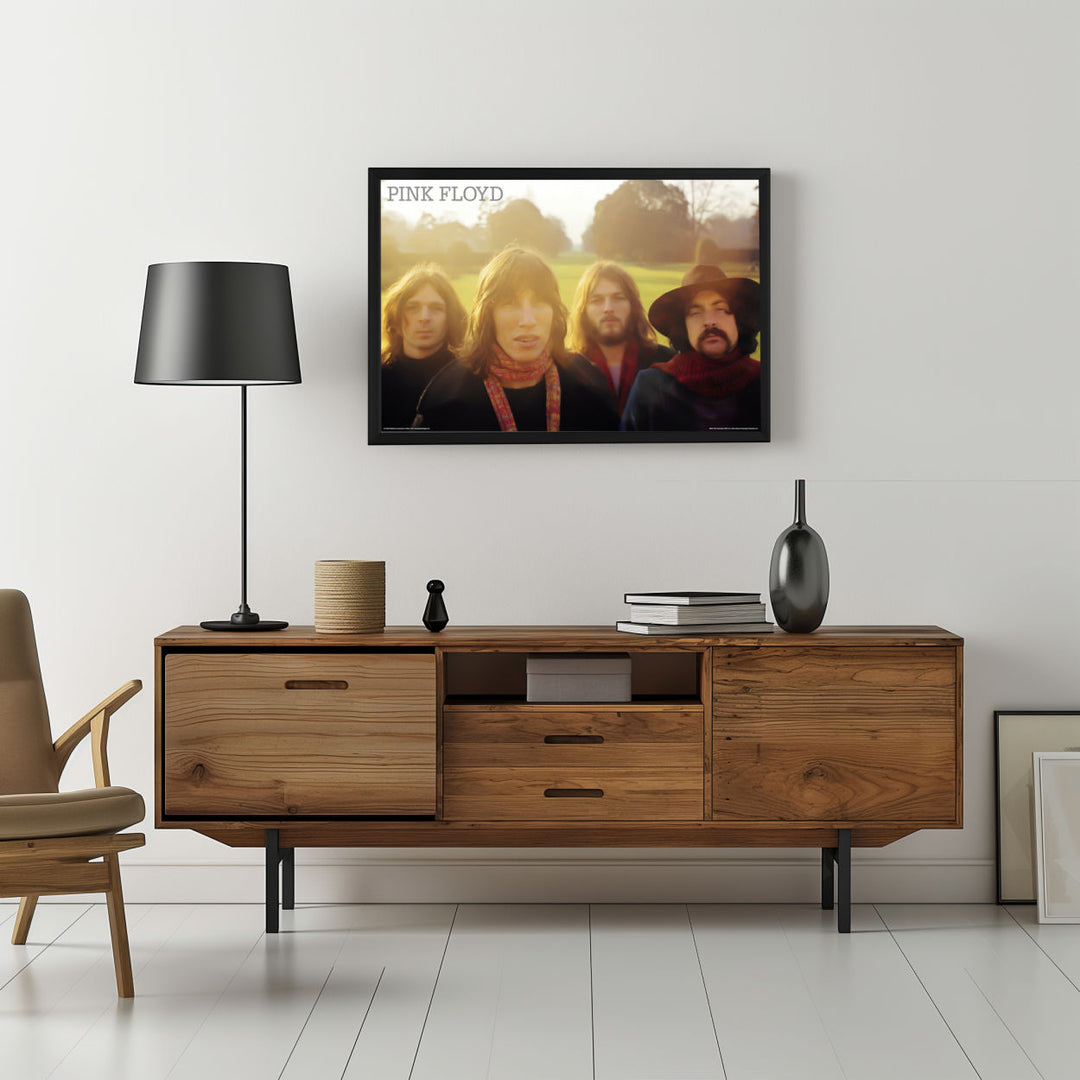 Background with Framed Poster