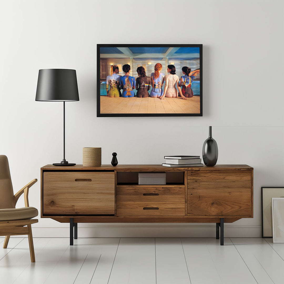 Background with Framed Poster