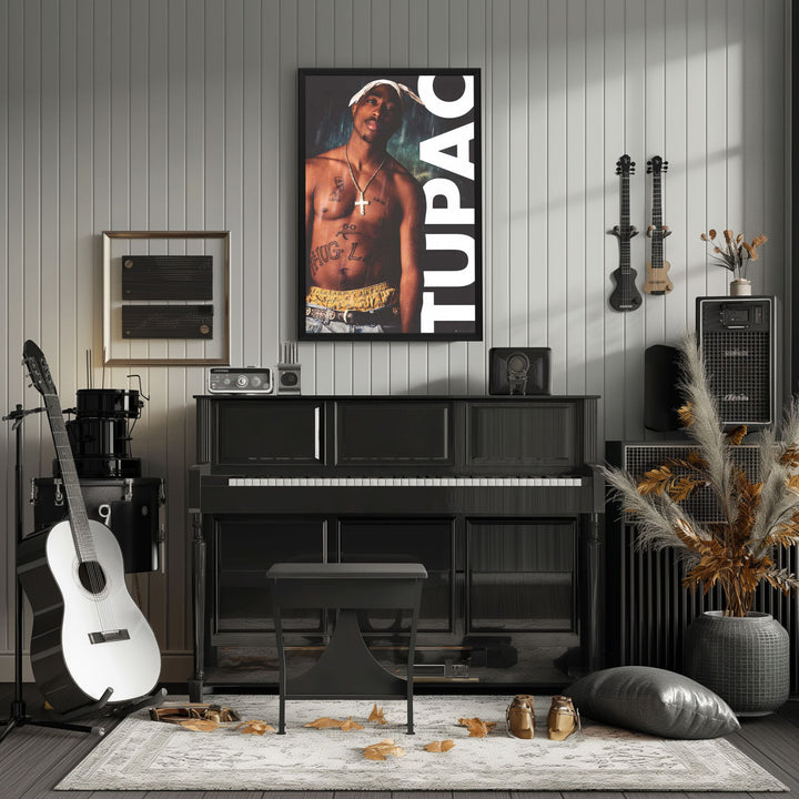 "Tupac Shakur" Framed Poster