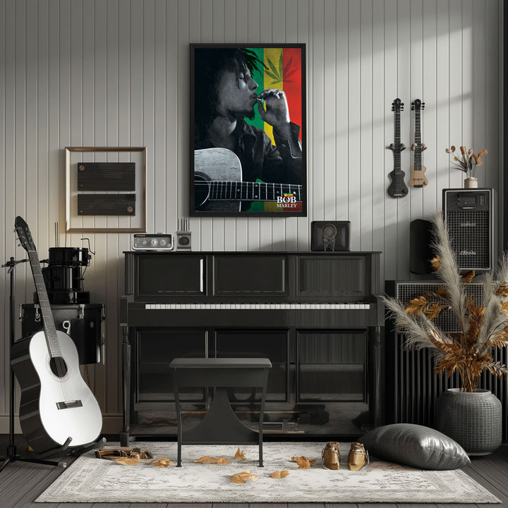 "Bob Marley" Framed Poster