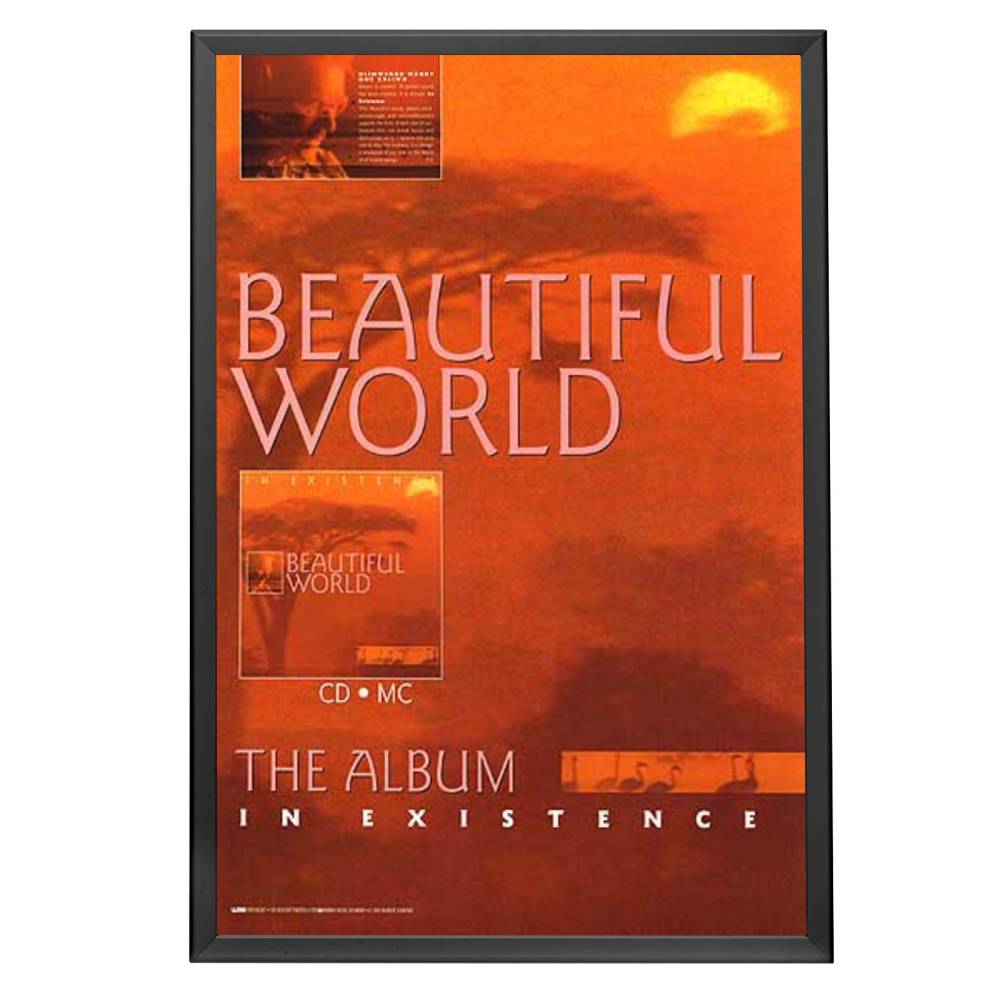 "Beautiful World the albumn" Framed Poster