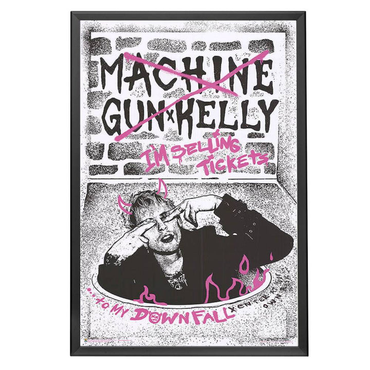 "Machine Gun Kelly" Framed Poster