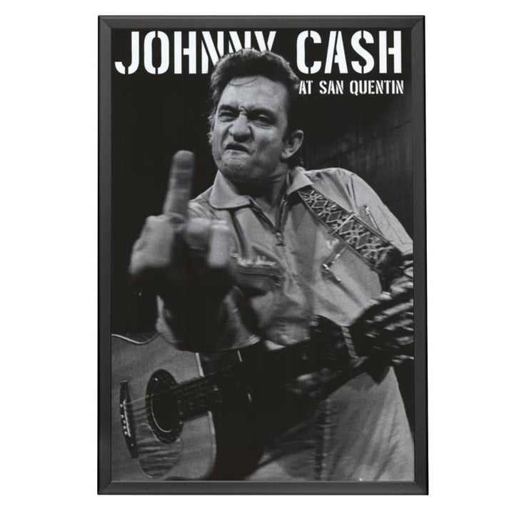 "Johnny Cash" Framed Poster