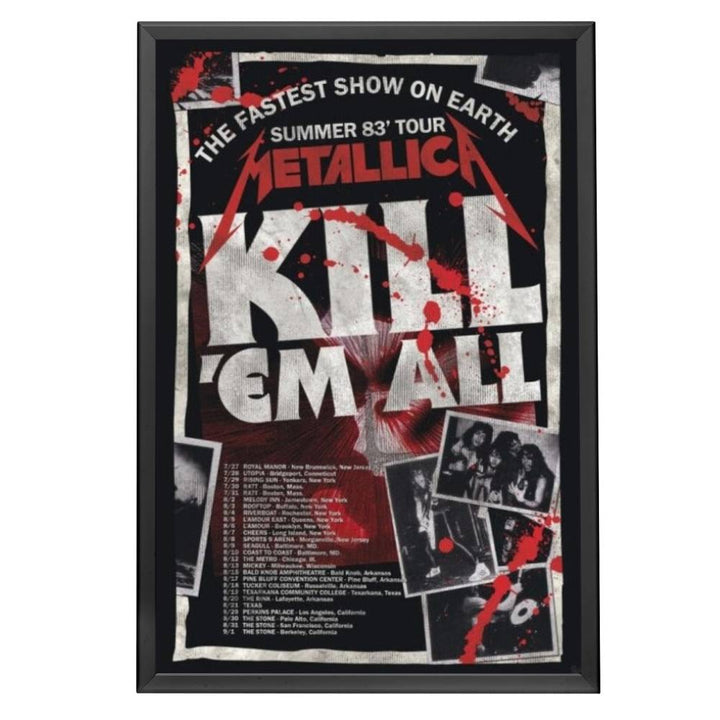 "Metallica" Framed Poster