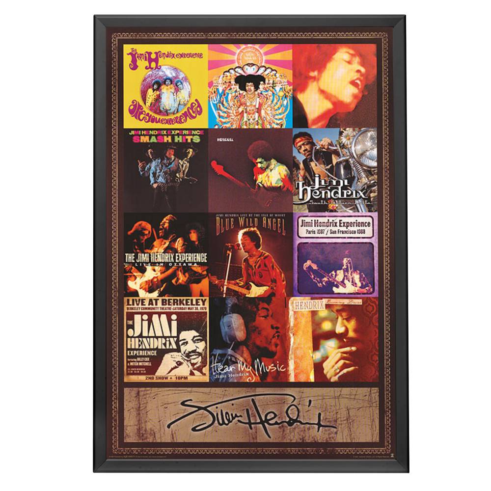 "Jimi Hendrix" Framed Poster