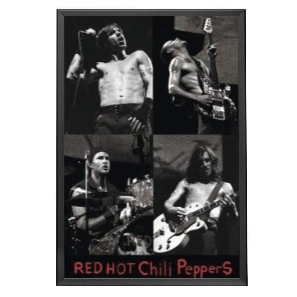 "Red Hot Chili Peppers" Framed Poster