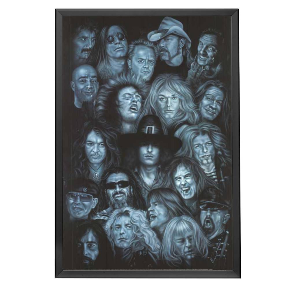 "Metal" Framed Poster