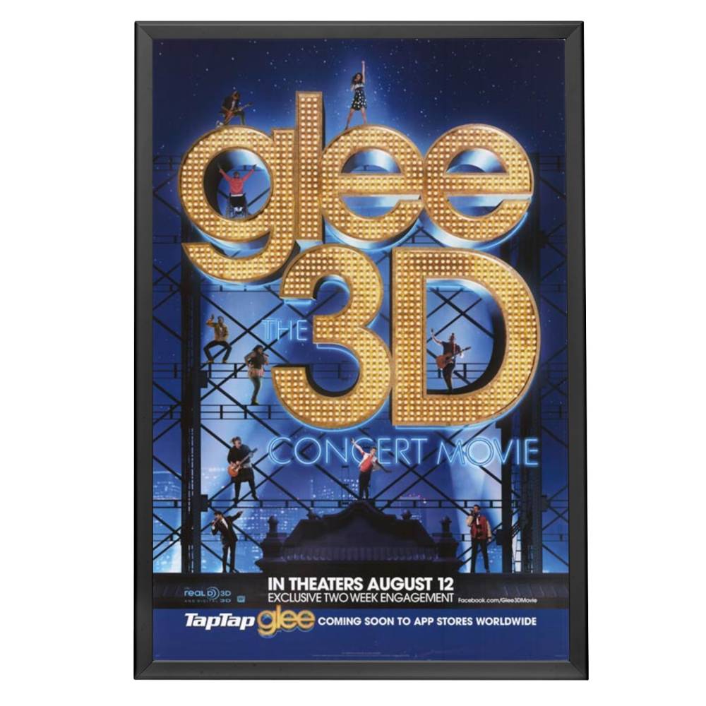 "Glee: The 3D Concert" (2011) Framed Poster