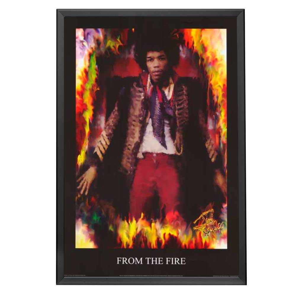 "Jimi Hendrix" Framed Poster