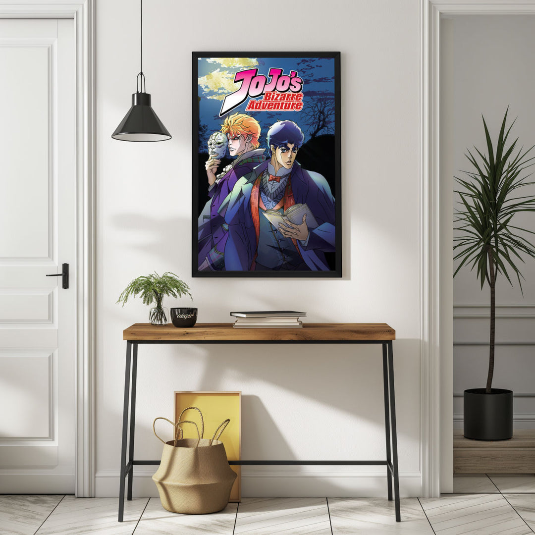 Background with Framed Poster