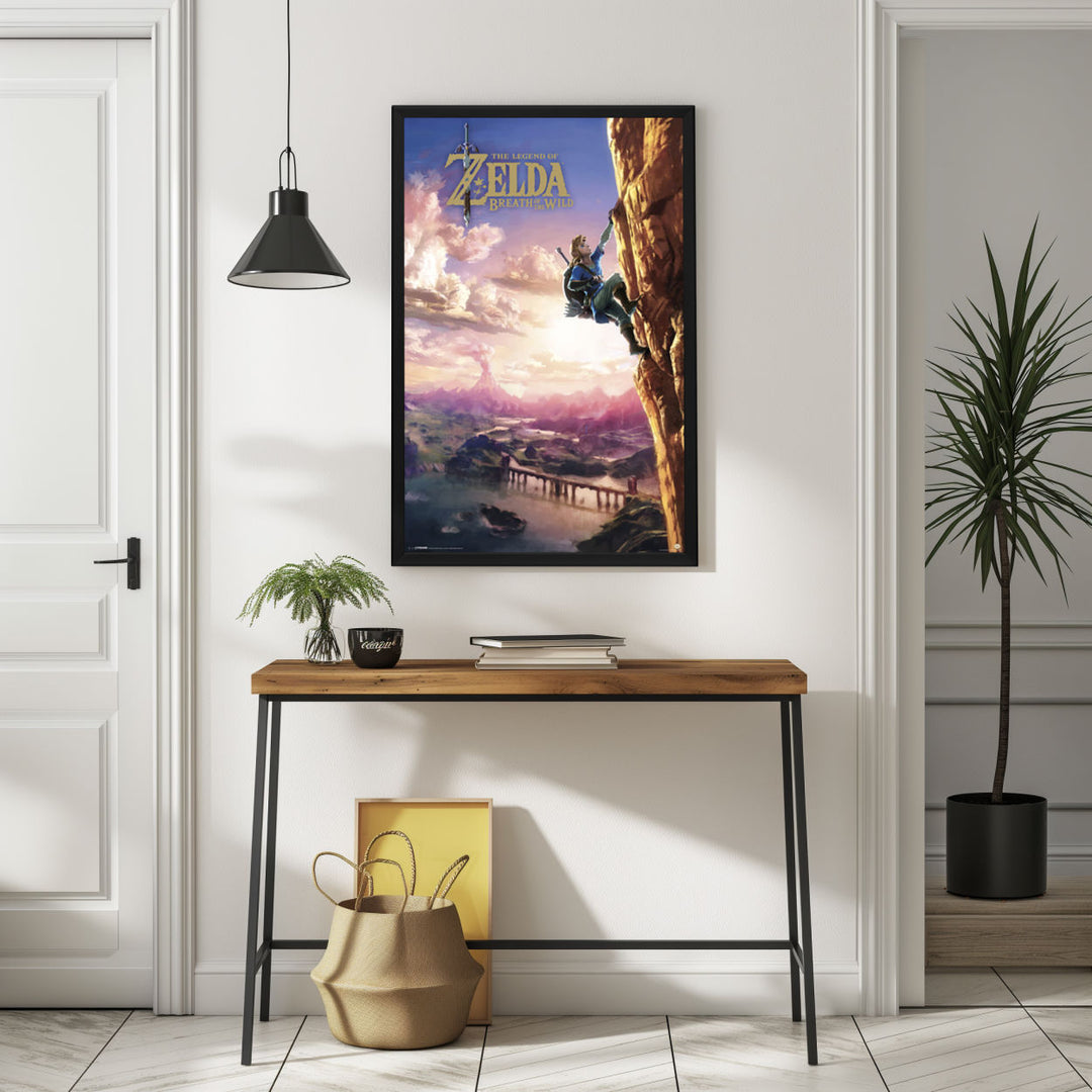 Background with Framed Poster