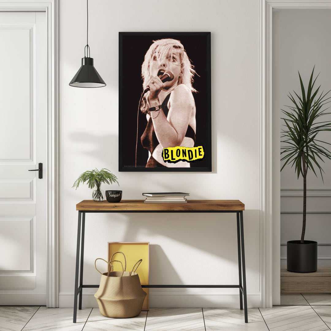 Background with Framed Poster