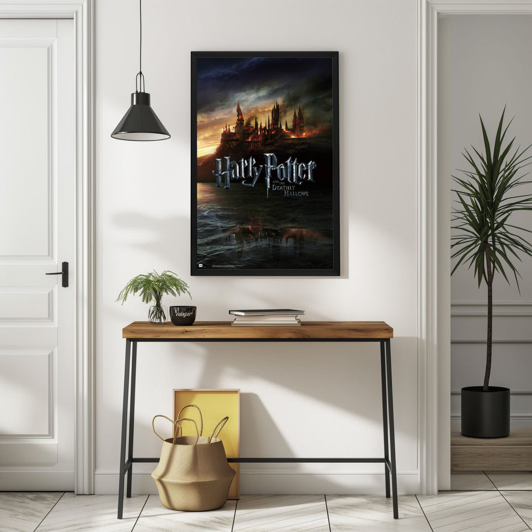Background with Framed Poster